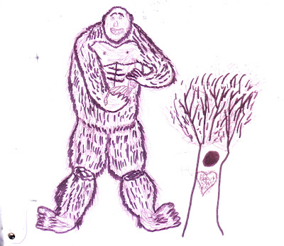 I drew this in the back of a binder several years ago.