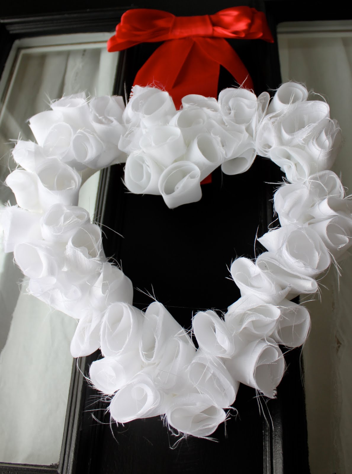 Trading Seasons: Recycled Valentine's Day Wreaths