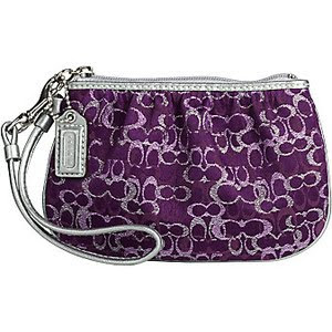 Coach Wristlet Purple