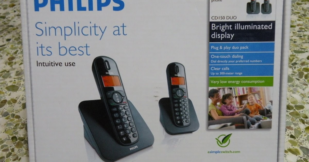 Mini Garage Sale: New Philips Cordless Phone CD150 DUO