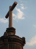 Cross outside the Cathedral Metropolitana Picture of cross