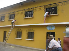 GUATEMALA: A fresh coat of paint for the library.