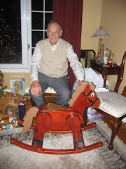 Your first rocking horse made by Chester for you Alexandre