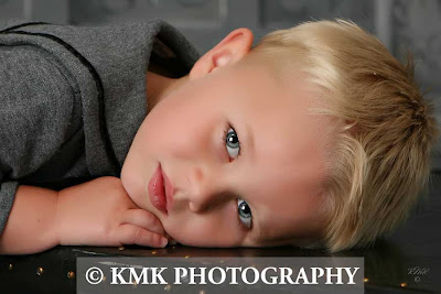 Blonde Hair Blue Eyed Boy Children Professional Photographer