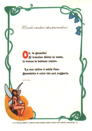 Canti erotici dei primitivi