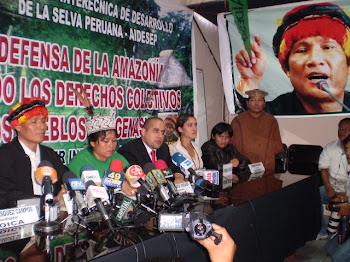 CONFERENCIA DE PRENSA EN AIDESEP