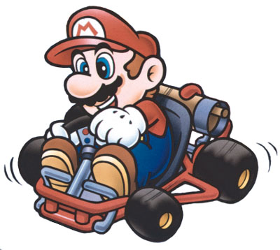 Playing Mario Kart