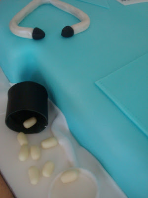 Pink Little Cake: Medical Theme Graduation Cake