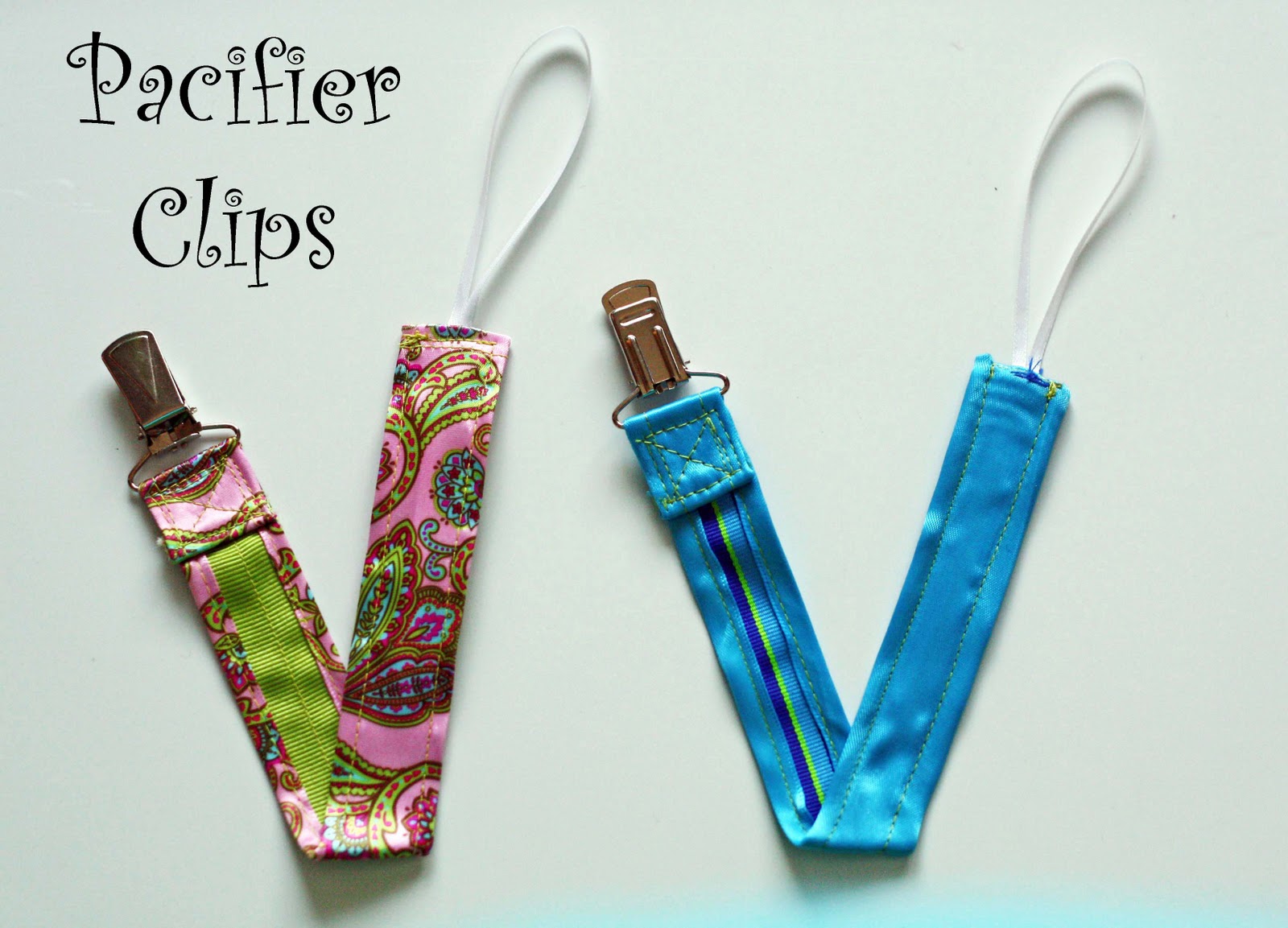 Running With Scissors Pacifier Clip Tutorial