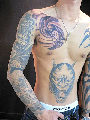 Japanese Tattoo Gallery  with Tribal Male