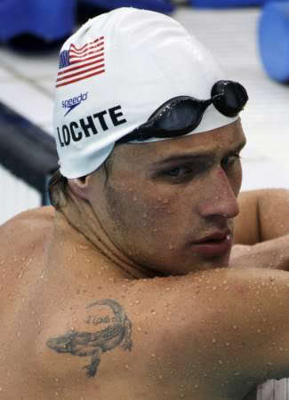 Ryan Lochte Tattoos