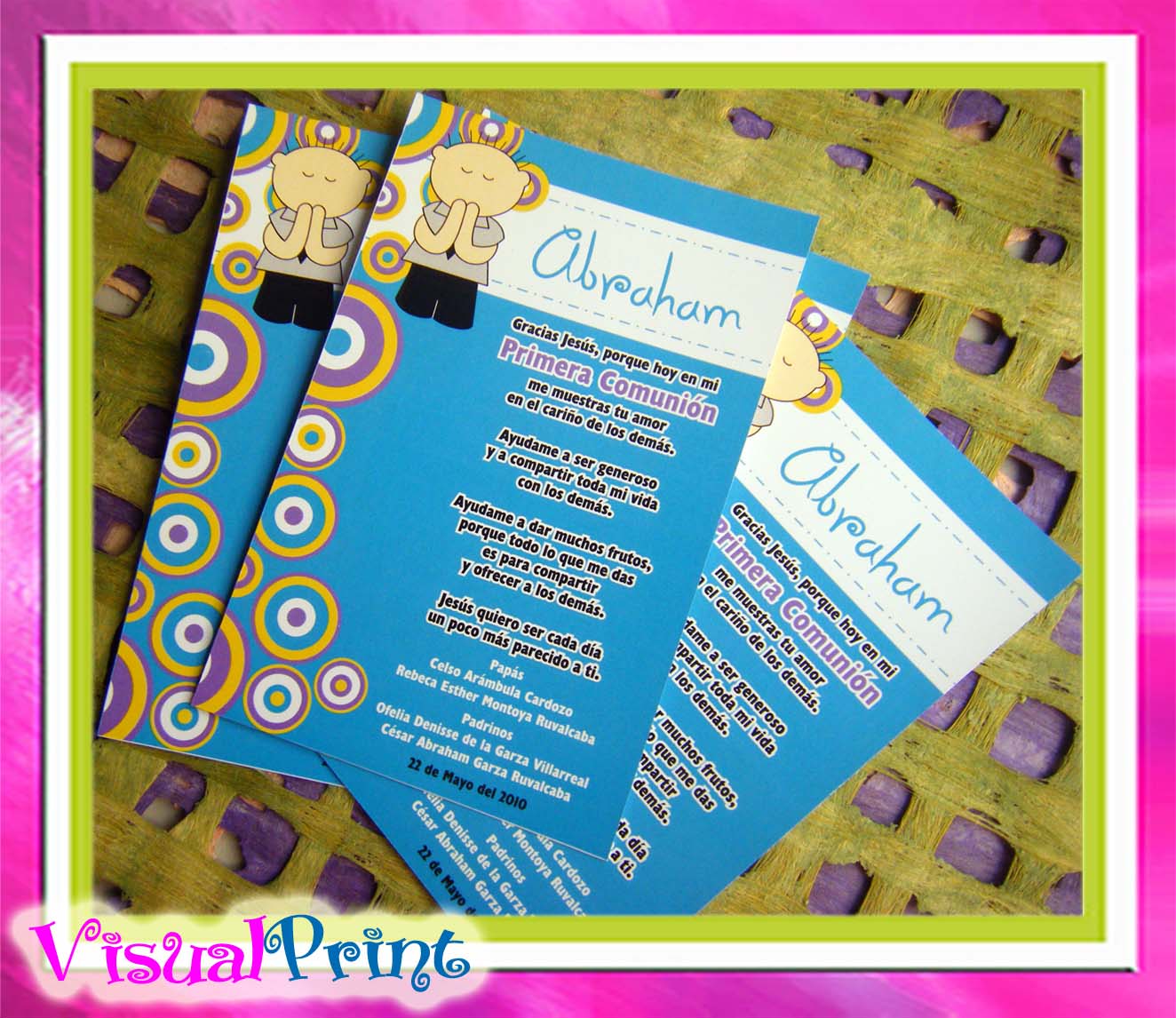Visual Print ORACIONES PARA PRIMERA COMUNION