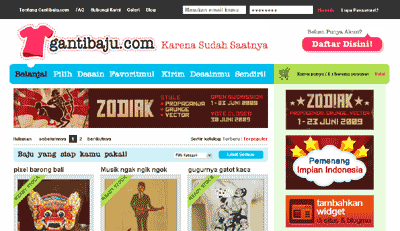 ganti baju dot com