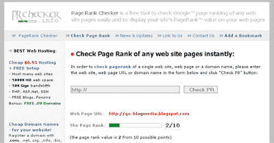 Page Rank Checker