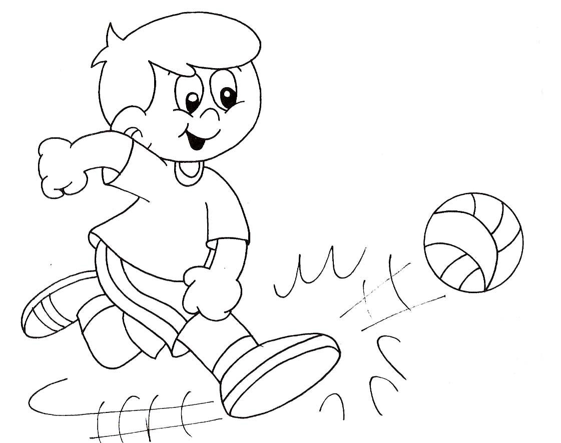 Jugar futbol dibujo - Imagui