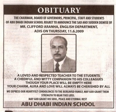 newspaper obituary template