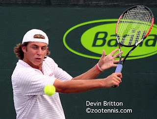 ZooTennis: Six Americans Advance at Luxilon Cup; Britton Squeaks