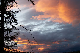 sunset from our deck