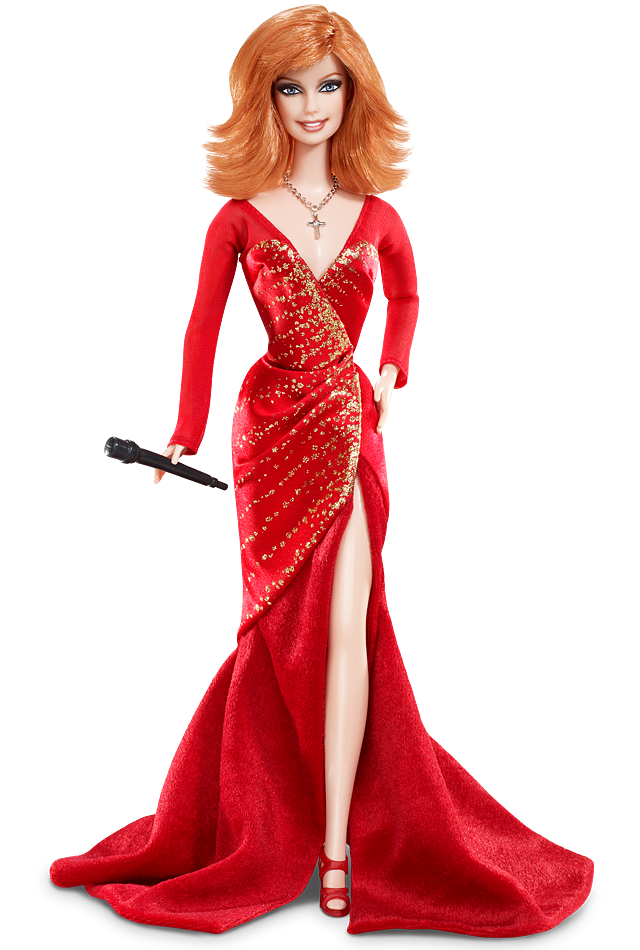 Pink Doll: Barbie as Reba McEntire Doll