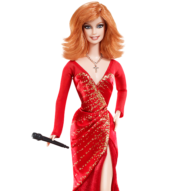 Pink Doll: Barbie as Reba McEntire Doll