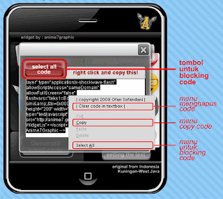 panel embed code emoticon widget