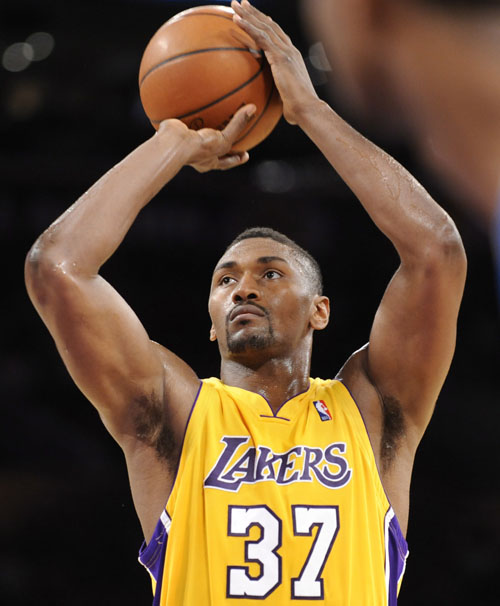 Ron Artest is a basketball