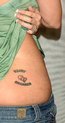 Heart Lower Back Tattoo