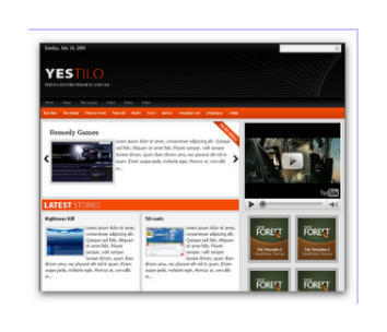 Yestilo Wordpress Template For Blogger