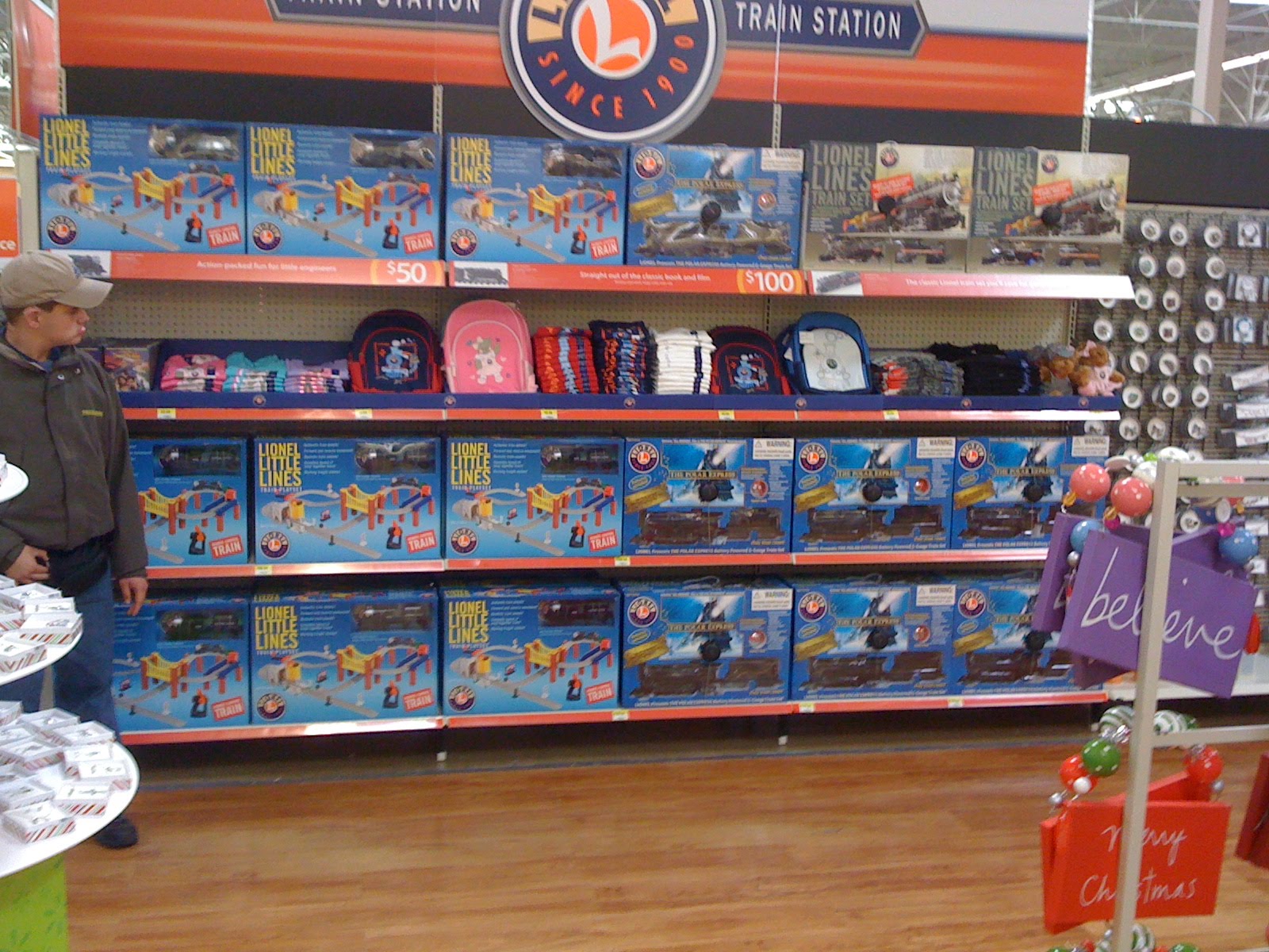 walmart lionel trains