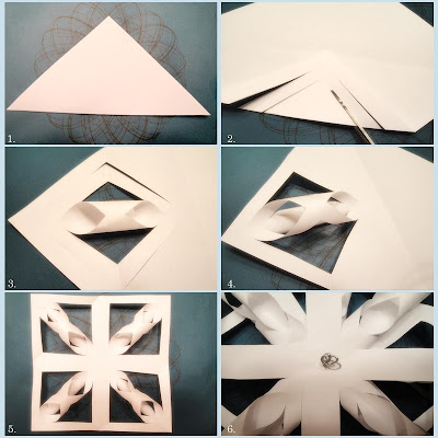 modern handmade child 3d paper snowflake tutorial 3d paper snowflake