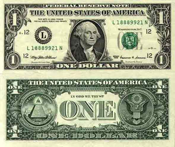 Rahasia Tersembunyi Di Balik Uang Dollar Amerika