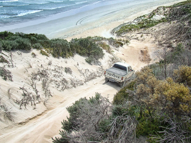 Sun Sand Surf and Beer Robe Beachport 4x4 run.