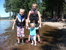 Playing in the water with my boys!