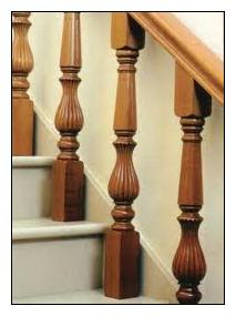 Barandillas de exterior e interior de madera