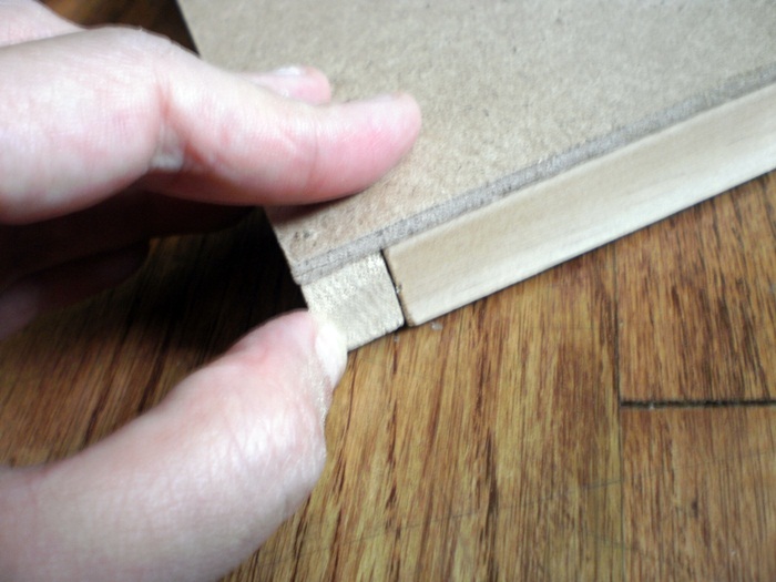 ...mesmerized by the sirens. DIY cradled masonite boards