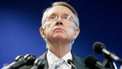 Senador Harry Reid, líder da maioria democrata no Senado: