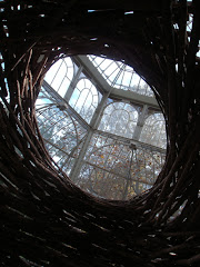 Looking skywards from inside dome
