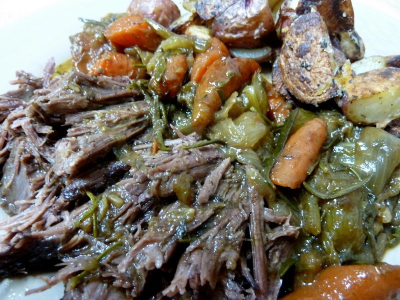 Cookin' Cowgirl Pot Roast with wine and honey