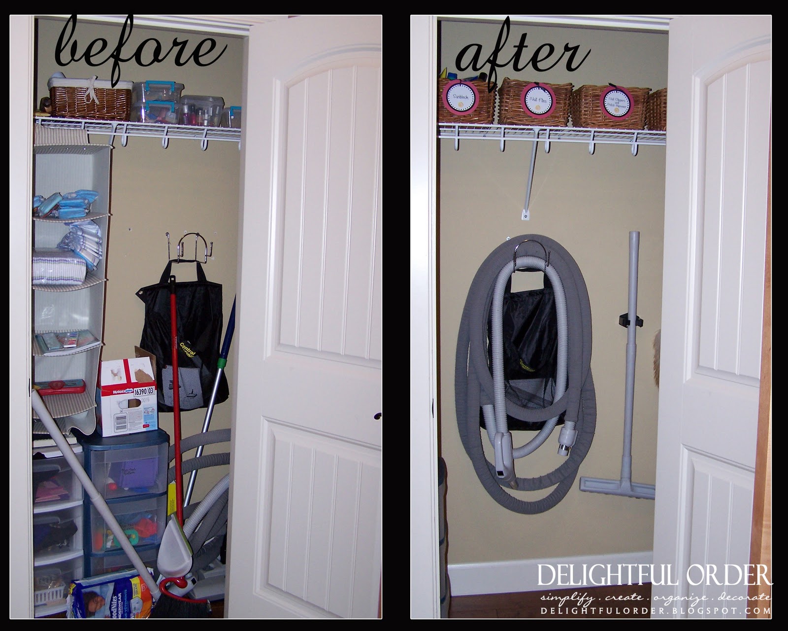 Delightful Order Vacuum Closet Clean Out
