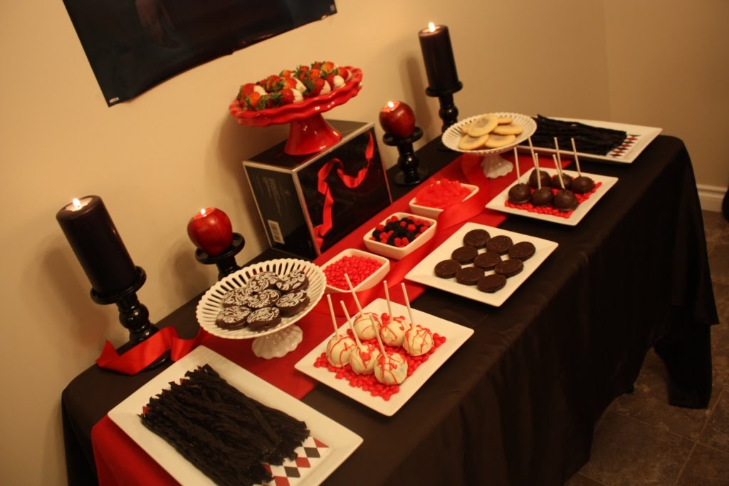 Candy and Cake Dessert Table Twilight Eclipse Party