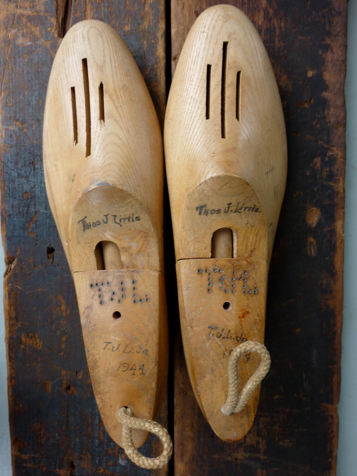 Wunderful Things: Wood Shoe Molds - Signed