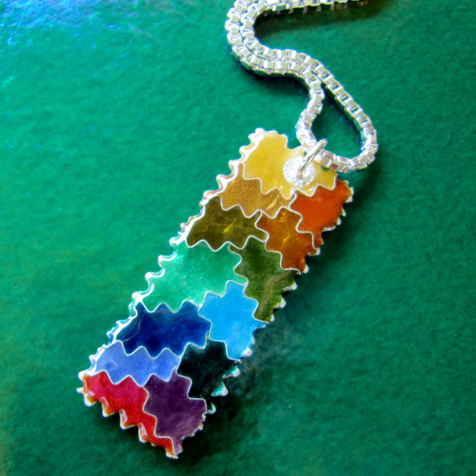 Mango Tango Designs Anatomy of an Enamel on Silver Color Test Strip