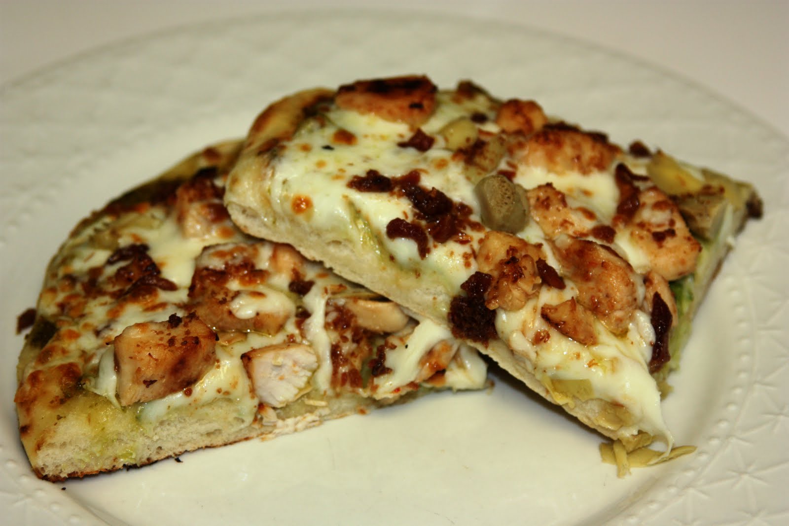 My Recipe Box Grilled Chicken Pesto Pizza