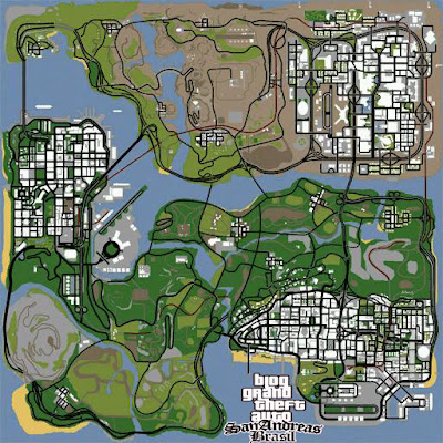 GTA Brasil Team - Desvendando o universo Grand Theft Auto: GTA Mapa GPS