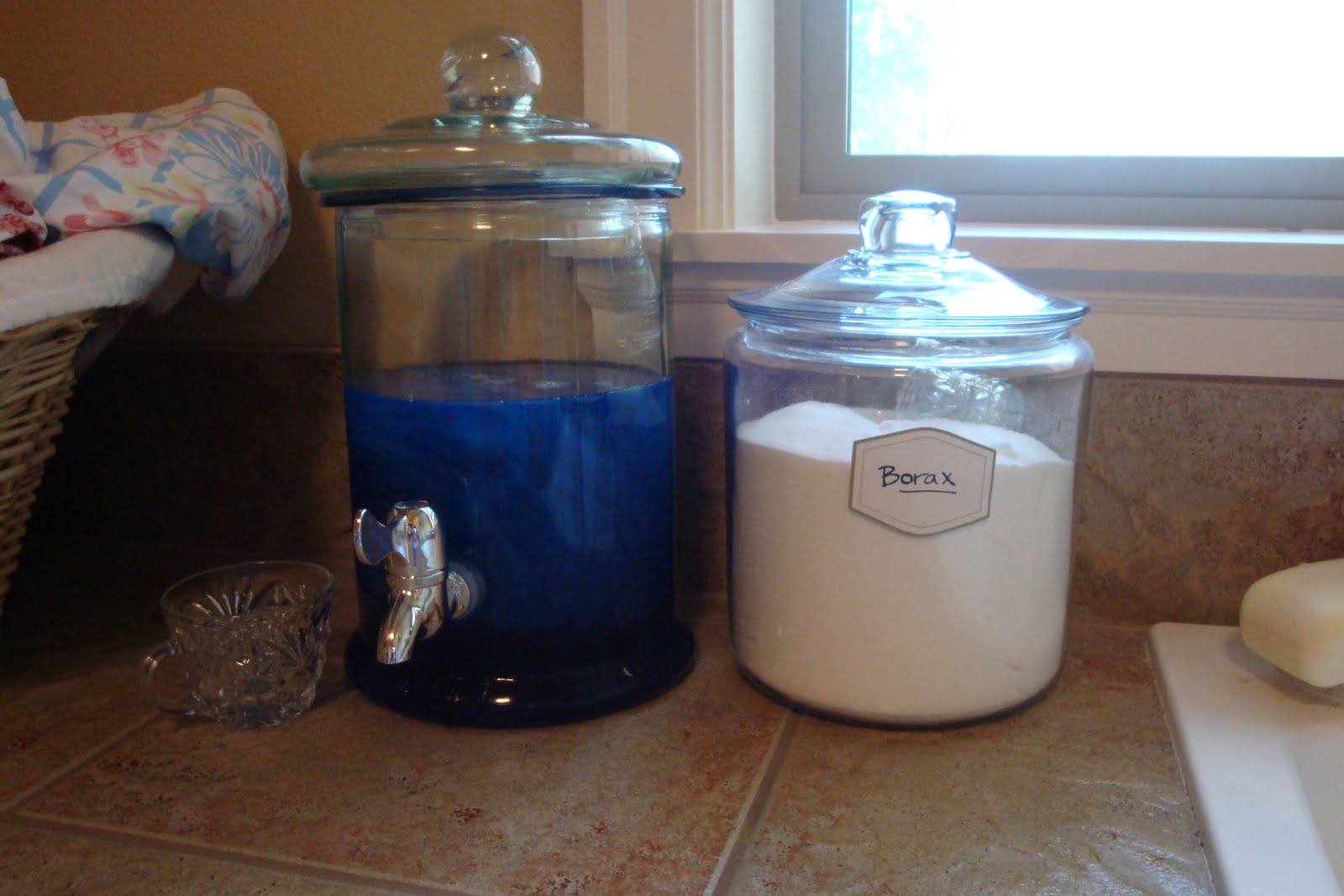 a different take on the laundry soap jar Noble Vintage