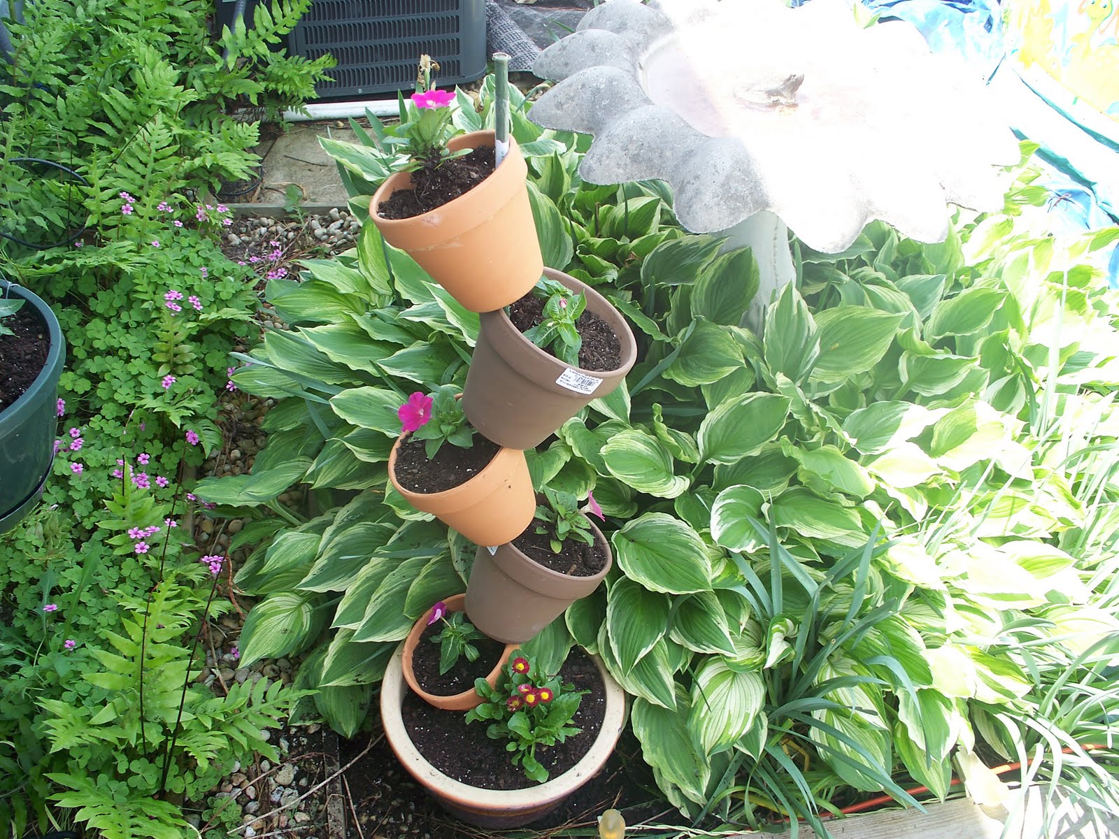 My Back Yard Adventures: Day Project - DIY Tipsy Planter