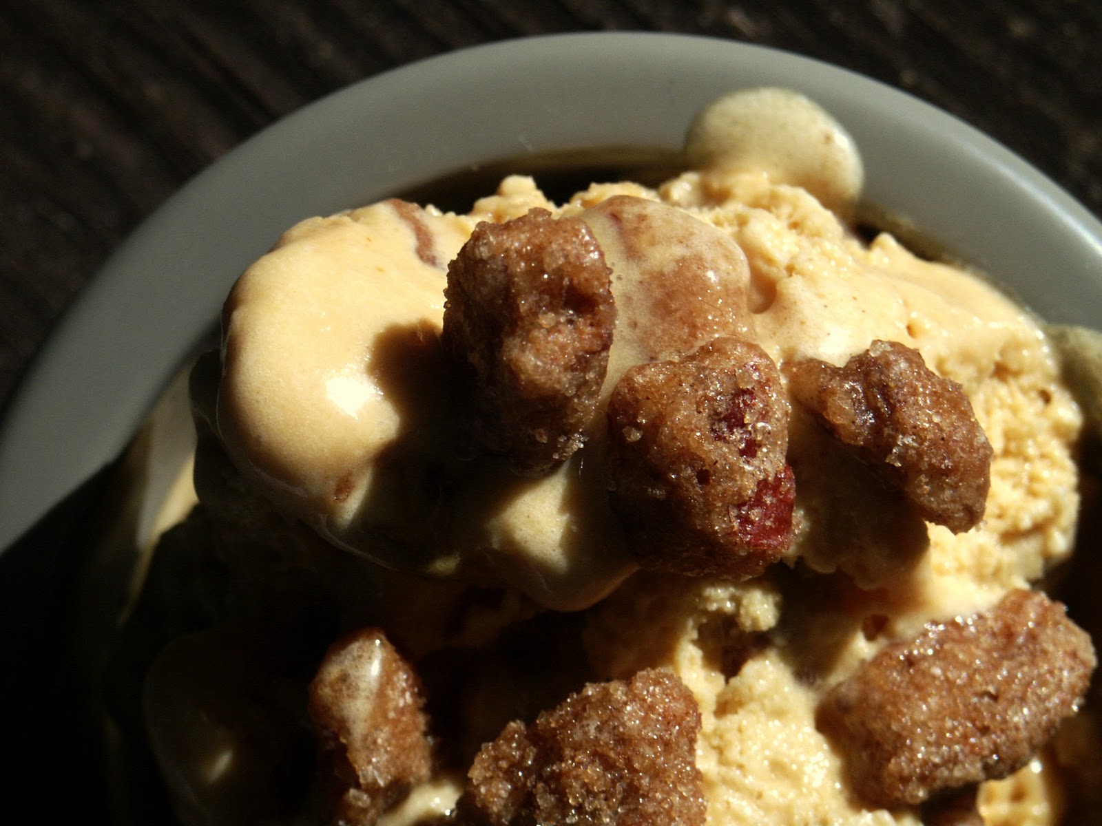 M Cubed: Pecan Praline Ice Cream