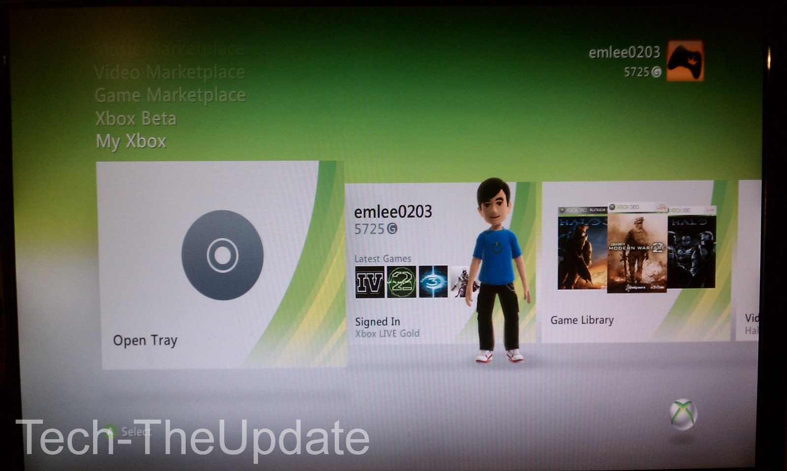 xbox 360 ui