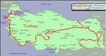 Our Route Through Turkey