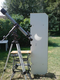 Picture of the solar eclipse